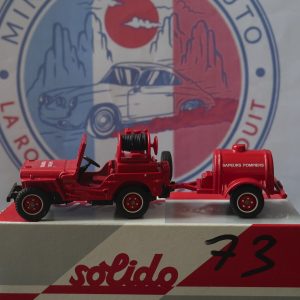 Jeep willys pompier 1/43