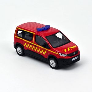 Peugeot Rifter 2019 « Pompiers » Décoration Latérale à damier 1/43