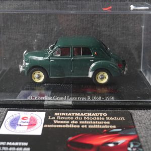 Renault 4cv berline grand luxe type r 1060 1950