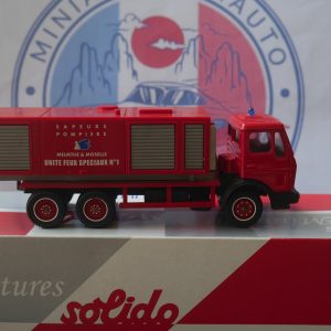 Camion unité feux speciaux Numéro 1 pompier 1/50