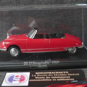 Citroen DS19 décapotable 1961