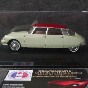 Citroen ds blanche toit rouge