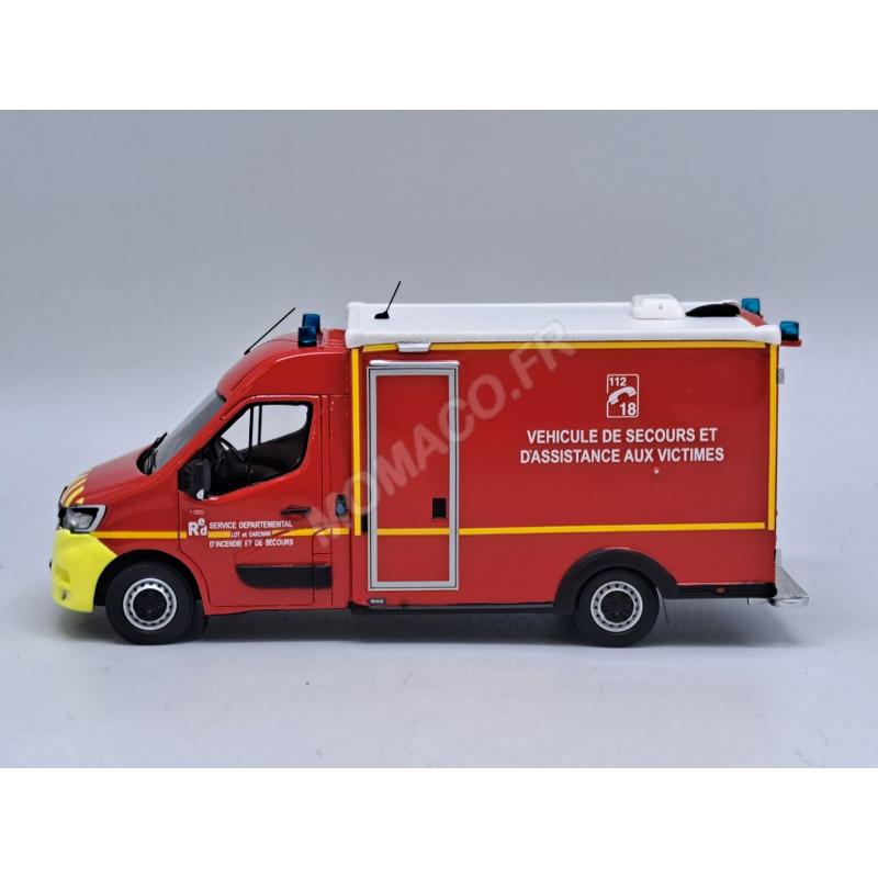 RENAULT MASTER 2019 WAS VSAV SDIS « 47 – LOT-ET-GARONNE » 1/43