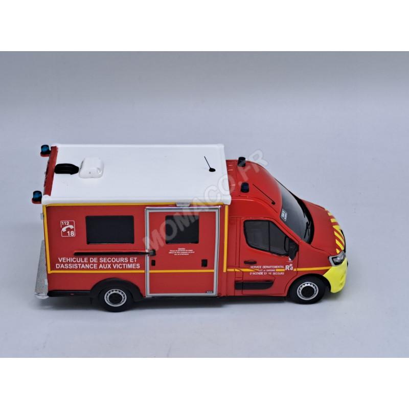 RENAULT MASTER 2019 WAS VSAV SDIS « 47 – LOT-ET-GARONNE » 1/43