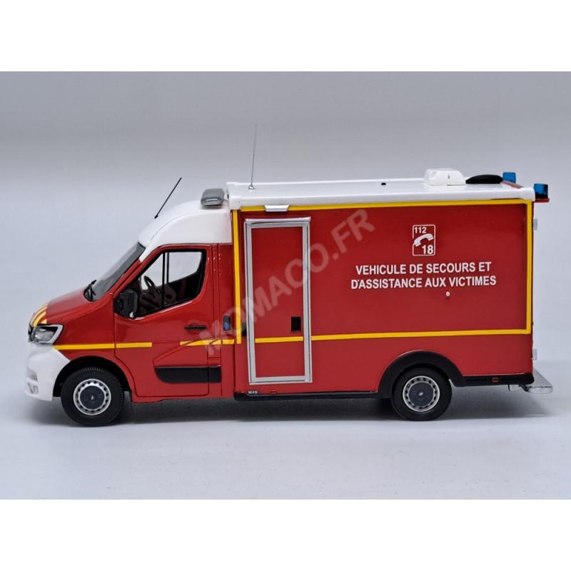 RENAULT MASTER 2019 WAS VSAV SDIS « 77 – SEINE-ET-MARNE » 1/43