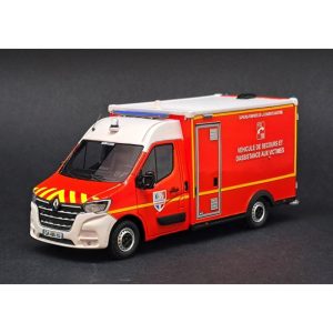 RENAULT MASTER 2019 WAS VSAV SDIS « 17 – CHARENTE- MARITIME » 1/43