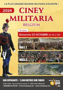 Lire la suite à propos de l’article Bourse militaire Ciney ( BELGIQUE) le 27 octobre 2024