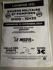 Lire la suite à propos de l’article Bourse militaire et pompiers de Locminé (56) le 10 novembre 2024