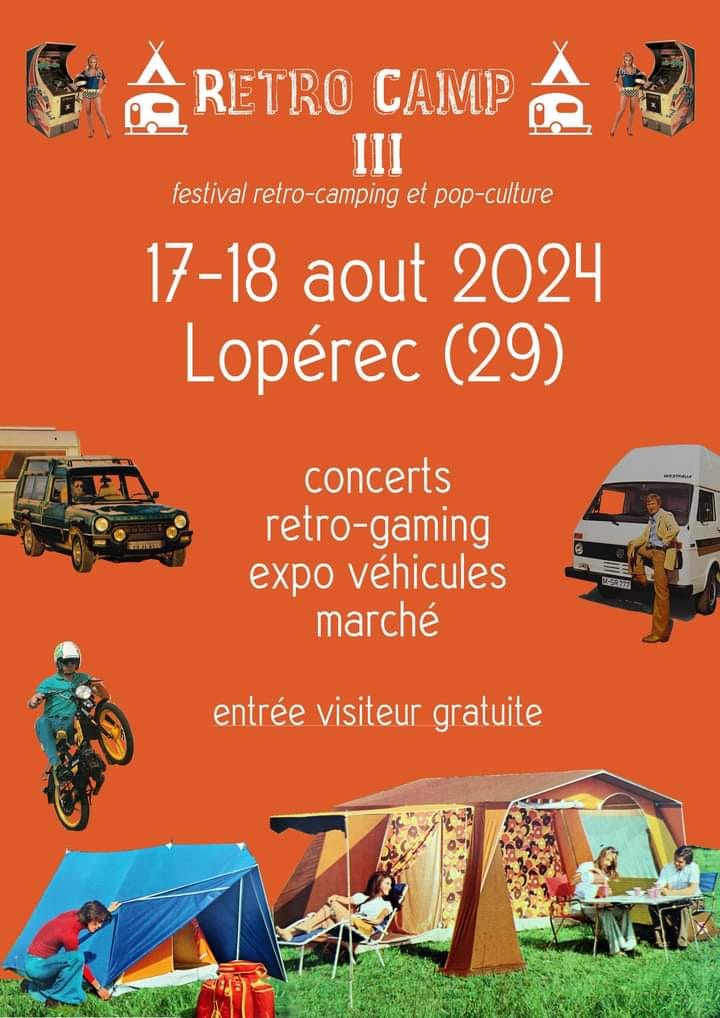 You are currently viewing 3ème Rétro camp Lopérec – 17 et 18 août 2024