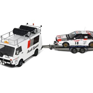 Pack VW LT35+ Audi Quattro A2 white M.Mouton Tour de Corse 1/18