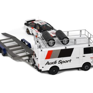 Pack VW LT35+ Audi Quattro A2 white M.Mouton Tour de Corse 1/18