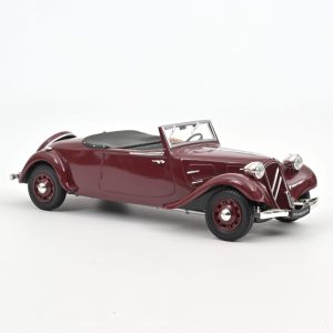 Citroën Traction Cabriolet 1938 Rouge Foncé 1/18