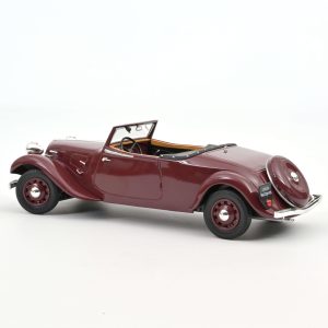 Citroën Traction Cabriolet 1938 Rouge Foncé 1/18