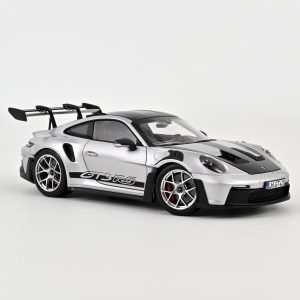 Porsche 911 GT3 RS avec pack Weissach 2022 GT Argent métallisé 1/18