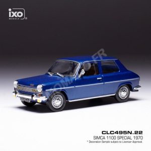 SIMCA 1100 SPECIAL 1970 BLEU METALLISE 1/43