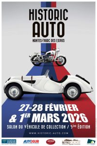 Lire la suite à propos de l’article HISTORIC AUTO NANTES – PARC DES EXPOS – 27-28 FÉVRIER & 1er MARS 2026