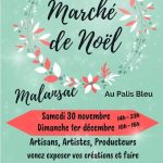 Marche de noël Malarzac Au Palis Bleu : Samedi 30 novembre et Dimanche 1er décembre 2024