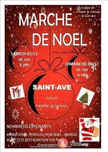 Lire la suite à propos de l’article MARCHE DE NOËL le 7 et 8 décembre 2024- SAINT-AVE SALLE PIERRE LE NOUAIL