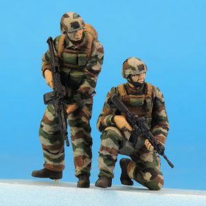 Figurines groupe combat français 2024 set 2 1/48