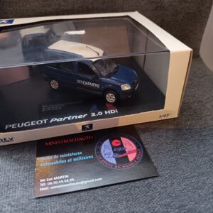 COFFRET PEUGEOT PARTNER GENDARMERIE