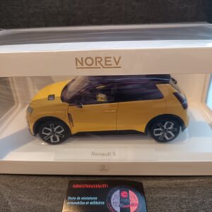 Renault 5 E-tech électrique 2024 jaune pop et noir 1/18